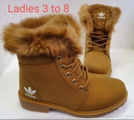 adidas timberland boots with fur